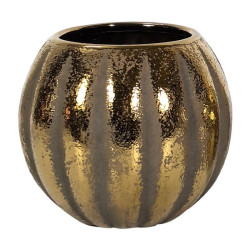 ΚΕΡΑΜΙΚΟ ΒΑΖΟ  FL134003 ΧΡΥΣΟ-SAND 18x16εκ ΚΕΡΑΜΙΚΟ ΒΑΖΟ  FL134003 ΧΡΥΣΟ-SAND 18x16εκ