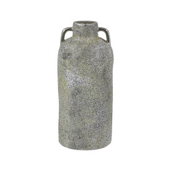 ΚΕΡΑΜΙΚΟ ΒΑΖΟ  FL134035 ΑΣΗΜΙ-ΓΚΡΙ 14x30εκ