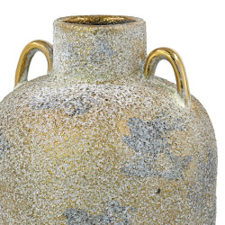 ΚΕΡΑΜΙΚΟ ΒΑΖΟ FL134036 ΧΡΥΣΟ-ΓΚΡΙ 18x29εκ ΚΕΡΑΜΙΚΟ ΒΑΖΟ FL134036 ΧΡΥΣΟ-ΓΚΡΙ 18x29εκ