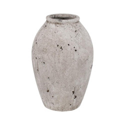 ΚΕΡΑΜΙΚΟ ΒΑΖΟ  FL18054 ΓΚΡΙ ΧΡΩΜΑ 23x23x35εκ