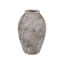 ΚΕΡΑΜΙΚΟ ΒΑΖΟ  FL18054 ΜΠΕΖ-ΚΑΦΕ-ΠΡΑΣΙΝΟ ΧΡΩΜΑ 19x19x29εκ