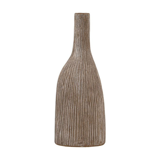 ΚΕΡΑΜΙΚΟ ΒΑΖΟ  FL20071 ΑΝΤΙΚΕ ΤΕΡΑΚΟΤΑ ΧΡΩΜΑ 19x14x50εκ