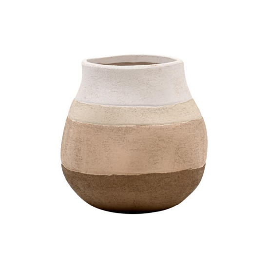 ΚΕΡΑΜΙΚΟ ΒΑΖΟ  FL20092 ΑΝΟΙΧΤΟ ΚΑΦΕ ΧΡΩΜΑ 18x18εκ