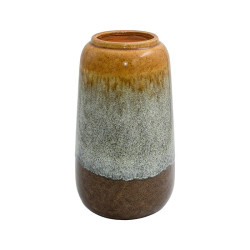 ΚΕΡΑΜΙΚΟ ΒΑΖΟ  FL2361 ΚΑΦΕ-ΜΠΕΖ ΧΡΩΜΑ 19x32εκ