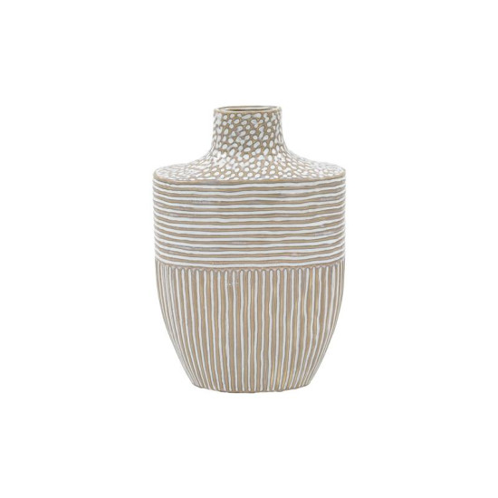 ΚΕΡΑΜΙΚΟ BAZO  FL23763 ΜΠΕΖ-ΛΕΥΚΟ ΧΡΩΜΑ 21x10x31εκ