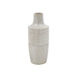 ΚΕΡΑΜΙΚΟ BAZO  FL23767 ΜΠΕΖ-ΛΕΥΚΟ ΧΡΩΜΑ 14x14x33εκ ΚΕΡΑΜΙΚΟ BAZO  FL23767 ΜΠΕΖ-ΛΕΥΚΟ ΧΡΩΜΑ 14x14x33εκ