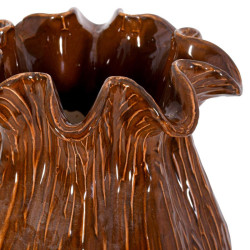 ΚΕΡΑΜΙΚΟ ΒΑΖΟ  FL30006 ΚΑΦΕ ΧΡΩΜΑ 18x28εκ ΚΕΡΑΜΙΚΟ ΒΑΖΟ  FL30006 ΚΑΦΕ ΧΡΩΜΑ 18x28εκ