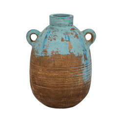 ΚΕΡΑΜΙΚΟ ΒΑΖΟ  FL3023 ΧΡΩΜΑ ΒΕΡΑΜΑΝ - ΚΑΦΕ 29x40εκ