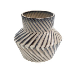 ΚΕΡΑΜΙΚΟ ΒΑΖΟ  FL311 ΜΠΕΖ-ΚΑΦΕ ΧΡΩΜΑ 20x18εκ ΚΕΡΑΜΙΚΟ ΒΑΖΟ  FL311 ΜΠΕΖ-ΚΑΦΕ ΧΡΩΜΑ 20x18εκ