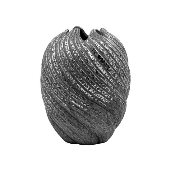 ΚΕΡΑΜΙΚΟ ΒΑΖΟ  FL3229 ΓΚΡΙ-ΑΣΗΜΙ ΧΡΩΜΑ 21x27εκ