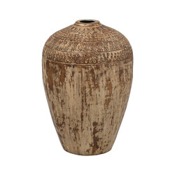 ΚΕΡΑΜΙΚΟ ΒΑΖΟ  FL3232 ΧΡΩΜΑ ΜΠΕΖ - ΧΡΥΣΟ 30x40εκ