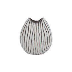 ΚΕΡΑΜΙΚΟ ΒΑΖΟ  FL525 ΛΕΥΚΟ-ΓΚΡΙ ΧΡΩΜΑ 21x8x23εκ ΚΕΡΑΜΙΚΟ ΒΑΖΟ  FL525 ΛΕΥΚΟ-ΓΚΡΙ ΧΡΩΜΑ 21x8x23εκ