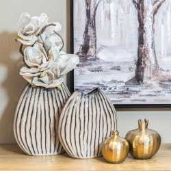 ΚΕΡΑΜΙΚΟ ΒΑΖΟ  FL525 ΜΠΕΖ-ΚΑΦΕ ΧΡΩΜΑ 21x8x23εκ ΚΕΡΑΜΙΚΟ ΒΑΖΟ  FL525 ΜΠΕΖ-ΚΑΦΕ ΧΡΩΜΑ 21x8x23εκ