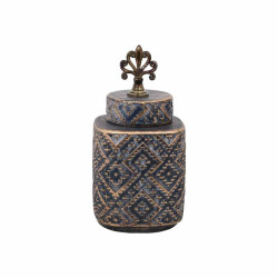 ΚΕΡΑΜΙΚΟ ΒΑΖΟ  ΓΚΡΙ-ΜΠΡΟΝΖΕ 14x14x28.5εκ ΚΕΡΑΜΙΚΟ ΒΑΖΟ  ΓΚΡΙ-ΜΠΡΟΝΖΕ 14x14x28.5εκ