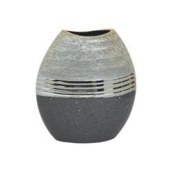 ΚΕΡΑΜΙΚΟ ΒΑΖΟ  "Marble" ΓΚΡΙ-ΧΡΥΣΟ 18*9.2*20 ΚΕΡΑΜΙΚΟ ΒΑΖΟ  "Marble" ΓΚΡΙ-ΧΡΥΣΟ 18*9.2*20