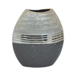 ΚΕΡΑΜΙΚΟ ΒΑΖΟ "Marble" ΓΚΡΙ-ΧΡΥΣΟ 22.2*11.8*25 ΚΕΡΑΜΙΚΟ ΒΑΖΟ "Marble" ΓΚΡΙ-ΧΡΥΣΟ 22.2*11.8*25