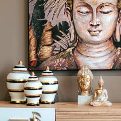 ΚΕΡΑΜΙΚΟ ΒΑΖΟ ΜΕ ΚΑΠΑΚΙ ΡΙΓΕ FL2011 ΧΡΥΣΟ-ΜΑΥΡΟ-ΛΕΥΚΟ ΧΡΩΜΑ 22x38εκ ΚΕΡΑΜΙΚΟ ΒΑΖΟ ΜΕ ΚΑΠΑΚΙ ΡΙΓΕ FL2011 ΧΡΥΣΟ-ΜΑΥΡΟ-ΛΕΥΚΟ ΧΡΩΜΑ 22x38εκ