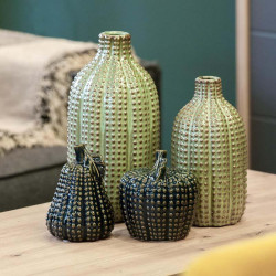 ΚΕΡΑΜΙΚΟ ΔΙΑΚΟΣΜΗΤΙΚΟ  ΑΧΛΑΔΙ ΜΑΥΡΟ-ΜΠΛΕ ΧΡΩΜΑ 12x12x16εκ ΚΕΡΑΜΙΚΟ ΔΙΑΚΟΣΜΗΤΙΚΟ  ΑΧΛΑΔΙ ΜΑΥΡΟ-ΜΠΛΕ ΧΡΩΜΑ 12x12x16εκ