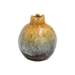 ΚΕΡΑΜΙΚΟ ΔΙΑΚΟΣΜΗΤΙΚΟ  ΡΟΔΙ ΚΑΦΕ-ΜΠΕΖ ΧΡΩΜΑ 11x12εκ ΚΕΡΑΜΙΚΟ ΔΙΑΚΟΣΜΗΤΙΚΟ  ΡΟΔΙ ΚΑΦΕ-ΜΠΕΖ ΧΡΩΜΑ 11x12εκ