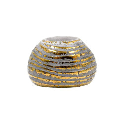 ΚΕΡΑΜΙΚΟ ΡΕΣΩ  FL10326 ΓΚΡΙ-ΧΡΥΣΟ ΧΡΩΜΑ 12x8εκ