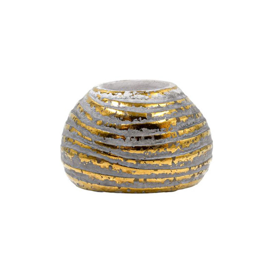 ΚΕΡΑΜΙΚΟ ΡΕΣΩ  FL10326 ΓΚΡΙ-ΧΡΥΣΟ ΧΡΩΜΑ 12x8εκ