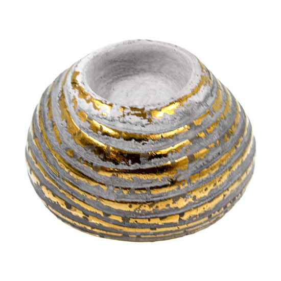 ΚΕΡΑΜΙΚΟ ΡΕΣΩ  FL10326 ΓΚΡΙ-ΧΡΥΣΟ ΧΡΩΜΑ 12x8εκ