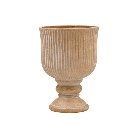 ΚΕΡΑΜΙO BAZO  FL20057 ΑΝΤΙΚΕ ΧΡΥΣΟ ΧΡΩΜΑ 16x16x22εκ