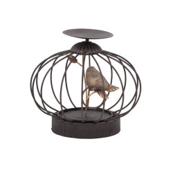 ΜΕΤΑΛΛΙΚΟ ΚΗΡΟΠΗΓΙΟ "ΚΛΟΥΒΙ"  ΜΠΕΖ 16x16x24εκ