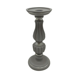 ΚΗΡΟΠΟΓΙΟ  ΑΣΗΜΙ ΧΡΩΜΑ 11x11x25,5εκ sls ΚΗΡΟΠΟΓΙΟ  ΑΣΗΜΙ ΧΡΩΜΑ 11x11x25,5εκ sls