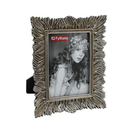 ΚΟΡΝΙΖΑ  FL21595 15x20 ΑΣΗΜΙ ΧΡΩΜΑ 22x2x27εκ