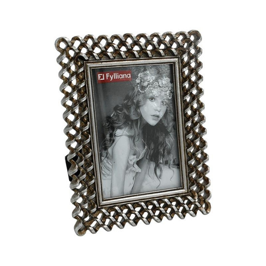 ΚΟΡΝΙΖΑ  FL22950 15x20 ΑΣΗΜΙ ΧΡΩΜΑ 21x2x27εκ