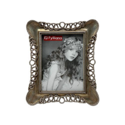 ΚΟΡΝΙΖΑ FL24057 10x15 ΑΣΗΜΙ ΧΡΩΜΑ 19x3x24εκ ΚΟΡΝΙΖΑ FL24057 10x15 ΑΣΗΜΙ ΧΡΩΜΑ 19x3x24εκ