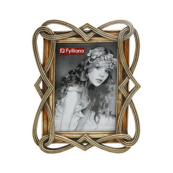 ΚΟΡΝΙΖΑ  FL24373 10x15 ΧΡΥΣΟ ΧΡΩΜΑ 17x2x22εκ