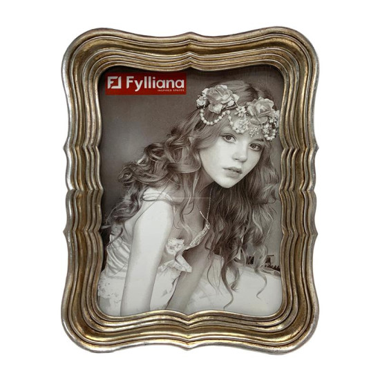 ΚΟΡΝΙΖΑ  FL24999 15x20 ΑΣΗΜΙ ΧΡΩΜΑ 20x2x24.5εκ