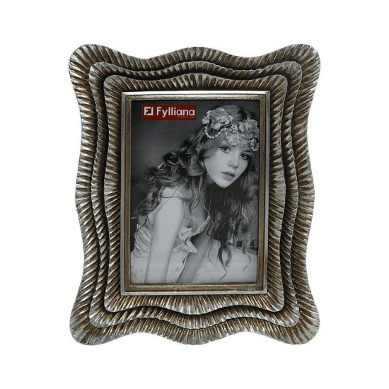 ΚΟΡΝΙΖΑ  FL29301 15x20 ΑΣΗΜΙ ΧΡΩΜΑ 23x2x28εκ