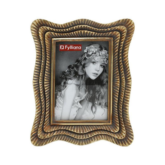 ΚΟΡΝΙΖΑ  FL29301 15x20 ΧΡΥΣΟ ΧΡΩΜΑ 23x2x28εκ