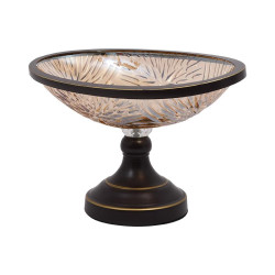 ΚΟΥΠ ΜΕ ΒΑΣΗ ΚΑΦΕ ΧΡΩΜΑ ΜΕΤΑΛΛΟ-ΓΥΑΛΙ 33x18x20εκ. ΚΟΥΠ ΜΕ ΒΑΣΗ ΚΑΦΕ ΧΡΩΜΑ ΜΕΤΑΛΛΟ-ΓΥΑΛΙ 33x18x20εκ.