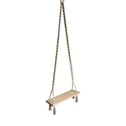 ΚΡΕΜΑΣΤΗ ΚΟΥΝΙΑ  FL620 ΜΕ ΞΥΛΙΝΟ ΚΑΘΙΣΜΑ ΧΡΩΜΑ ΜΠΕΖ 55x20x2εκ