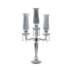 ΚΡΥΣΤΑΛΛΙΝΟ ΚΗΡΟΠΗΓΙΟ 3 ΘΕΣΕΩΝ  FL6506 ΓΚΡΙ ΧΡΩΜΑ 36x69εκ