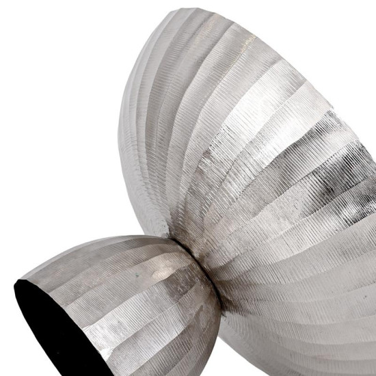 ΜΕΤΑΛΛΙΚΗ ΔΙΑΚΟΣΜΗΤΙΚΗ ΚΟΥΠ  FL15048 ΝΙΚΕΛ ΧΡΩΜΑ 27x17εκ