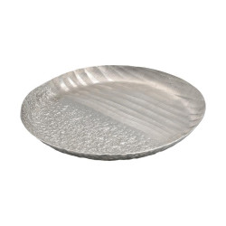 ΜΕΤΑΛΛΙΚΗ ΔΙΑΚΟΣΜΗΤΙΚΗ ΠΙΑΤΕΛΑ  FL7664 ΑΣΗΜΙ ΧΡΩΜΑ 32x3εκ