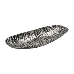 ΜΕΤΑΛΛΙΚΗ ΔΙΑΚΟΣΜΗΤΙΚΗ ΠΙΑΤΕΛΑ  FL7825 ΑΣΗΜΙ ΧΡΩΜΑ 15x41x6εκ