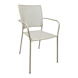 ΜΕΤΑΛΛΙΚΗ ΚΑΡΕΚΛΑ ΕΞΟΧΗΣ  ΜΠΕΖ ΧΡΩΜΑ 88801 56x56x89εκ