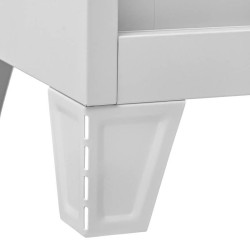 ΜΕΤΑΛΛΙΚΗ ΝΤΟΥΛΑΠΑ Evelyn ΛΕΥΚΟ ΧΡΩΜΑ 90x40x190εκ ΜΕΤΑΛΛΙΚΗ ΝΤΟΥΛΑΠΑ Evelyn ΛΕΥΚΟ ΧΡΩΜΑ 90x40x190εκ