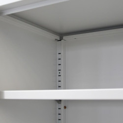 ΜΕΤΑΛΛΙΚΗ ΝΤΟΥΛΑΠΑ  Mabel ΛΕΥΚΟ ΧΡΩΜΑ 70x35x100εκ