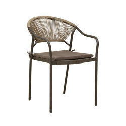 ΜΕΤΑΛΛΙΚΗ ΠΟΛΥΘΡΟΝΑ ΚΗΠΟΥ  2100 ΚΑΦΕ 55x61x85εκ