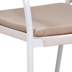 ΜΕΤΑΛΛΙΚΗ ΠΟΛΥΘΡΟΝΑ ΚΗΠΟΥ  2100 ΛΕΥΚΟ 55x61x85εκ