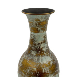 ΜΕΤΑΛΛΙΚΟ ΒΑΖΟ ΔΑΠΕΔΟΥ FL035 ΒΕΡΑΜΑΝ - ΧΡΥΣΟ ΧΡΩΜΑ 15x87εκ ΜΕΤΑΛΛΙΚΟ ΒΑΖΟ ΔΑΠΕΔΟΥ FL035 ΒΕΡΑΜΑΝ - ΧΡΥΣΟ ΧΡΩΜΑ 15x87εκ