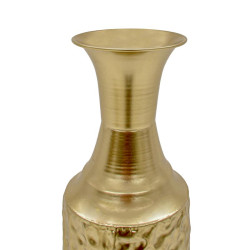 ΜΕΤΑΛΛΙΚΟ ΒΑΖΟ ΔΑΠΕΔΟΥ  FL035 ΧΡΥΣΟ ΜΑΥΡΟ ΧΡΩΜΑ 17x88εκ