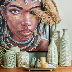 ΜΕΤΑΛΛΙΚΟ ΒΑΖΟ ΔΑΠΕΔΟΥ FL343 MINT-ΛΕΥΚΟ ΧΡΩΜΑ 22x68εκ ΜΕΤΑΛΛΙΚΟ ΒΑΖΟ ΔΑΠΕΔΟΥ FL343 MINT-ΛΕΥΚΟ ΧΡΩΜΑ 22x68εκ